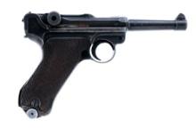 1940 Mauser 42 Code P08 Luger 9mm Pistol