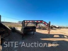 2012 PJ Gooseneck T/A Flatbed Trailer