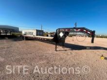 2017 PJ Gooseneck T/A Flatbed Trailer