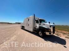 2014 CAT CT660S T/A Wireline Truck