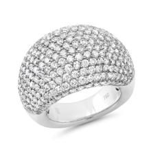 18K White Gold Setting with 4.76ct Diamond Ladies Ring