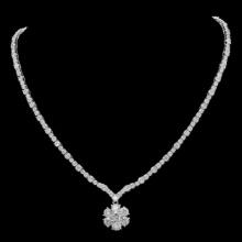 18K Gold 18.31ct Diamond Necklace