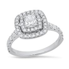 14K White Gold Setting with 0.44ct Center and 1.09tcw Diamond Neil Lane" Designor Ladies Ring"