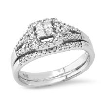 14K White Gold Setting with 0.50ct Diamond Ladies Ring