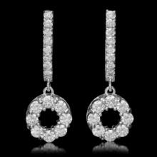 14K Gold 1.54ct Diamond Earrings