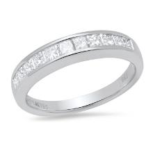 18K White Gold Setting with 0.80ct Diamond Ladies ring