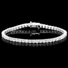 18K Gold 7.57ct Diamond Bracelet