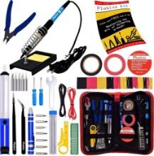 Soldering Iron Kit, Soldering Iron Adjustable Temperature 25-in-1, 5 Solder Tips, $28.99 MSRP