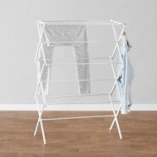 Amazon Basics Foldable Laundry Rack for Air Drying Clothing - White, $29.99 MSRP