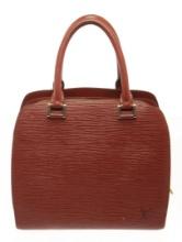 Louis Vuitton Brown Epi Pont Neuf Handbag