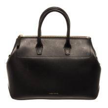 Mansur Gavriel Black Leather Travel Bag