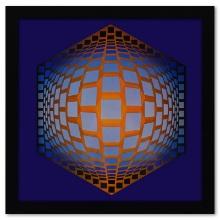 Tegla - Hat de la serie Structures Universelles De LHexagone by Vasarely (1908-1