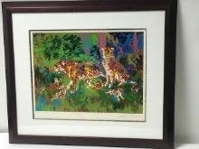 Jaguar Family by LeRoy Neiman (1921-2012)