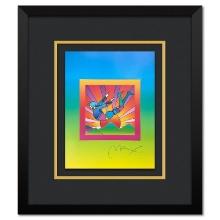 Cosmic Flyer With Sun on Blends Ver II by Peter Max