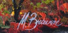 M. BRAVER ** SERENE VIEW ** SIGNED ORIGINAL ACRYLIC