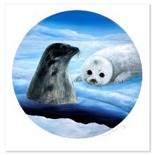 Harp Seals by Wyland,