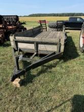 16' TANDUM AXLE IMPLEMENT TRAILER