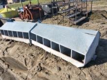 Galvanized Chicken Houses -24 Stalls