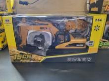 ALLOY REMOTE-CONTROLLED EXCAVATOR, HUI NA, Unused