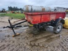 Red Dump Co. Dump Trailer