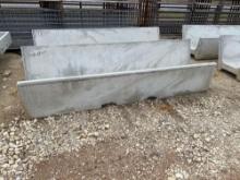 10' Cox Concrete J Bunk Feeder - ONE PER LOT