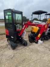 Unused Miva VA 13C Mini Excavator with Cab - Gas-Powered