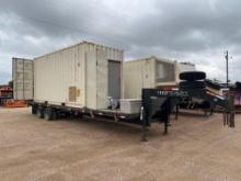 Mobile Custom Butchering Container Mounted on THIB's 102'X35' Dual Tandem Trailer Winch, Lights,