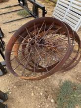 46" Steel Wheels - ONE PER LOT