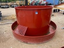 6' X 48" Water Tank with Attached Trough