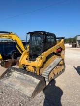 2021 CAT 259D3 Compact Track Loader with Cab, Cold Air, Pilot Control, Back-Up Camera and Coupler