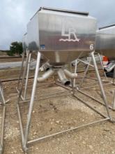 Aluminum Protein Feeder - ONE PER LOT Estimated 1500# Capacity