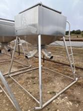 Aluminum Protein Feeder - ONE PER LOT Estimated 1500# Capacity