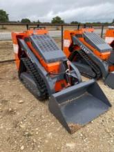 Unused EINGP Ride-On Mini Track Skid Steer - Gas-Powered