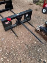 Unused Hay Fork for Skid Steer