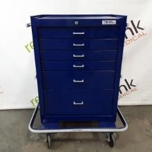 Blue Bell Bio-Medical Anesthesia Cart - Blue Cart - 424418