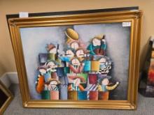 Jason Roybal Framed Art 56in wide 44in tall