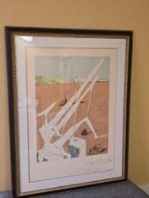 Salvador Dali Limited Edition Print COA 36in 47in Tall