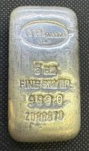 ITAL 5 Troy Oz .999 Fine Silver Bullion Bar