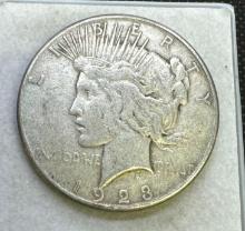 1923-D Silver Peace Dollar 90% Silver Coin 26.65 Grams