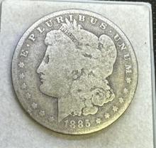 1885 Morgan Silver Dollar 90% Silver Coin 25.31 Grams