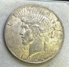 1922 Silver Peace Dollar 90% Silver Coin 26.73 Grams