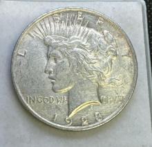 1923 Silver Peace Dollar 90% Silver Coin 26.73 Grams