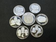 999 Fine Silver Astronaut Coins Plata 117 Grams