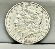 1881 MORGAN SILVER DOLLAR 26.4g 90% Silver