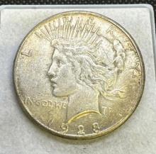 1923-S Silver Peace Dollar 90% Silver Coin 26.75 Grams