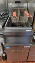 Vulcan 1TR45A Gas Fryer - 50 lb Vat Floor Model Natural Gas