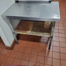 Stainless steel table