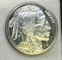 2014 Indian Head 1 Troy Oz .999 Fine Silver Buffalo Bullion Coin