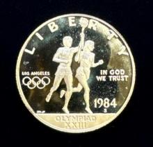 1984 US Olympics $10 Gold Coin 16.78 Grams