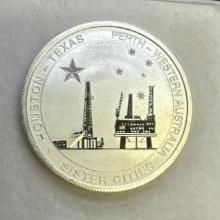 1/2 Oz .999 Fine Silver Sister Cities Bullion Coin